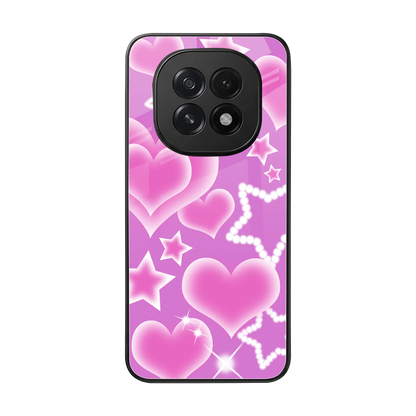 Pink Celestia back phone cover | glass case for oppo f29 5g