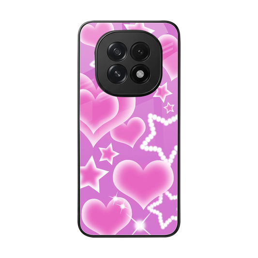 Pink Celestia back phone cover | glass case for oppo f29 5g