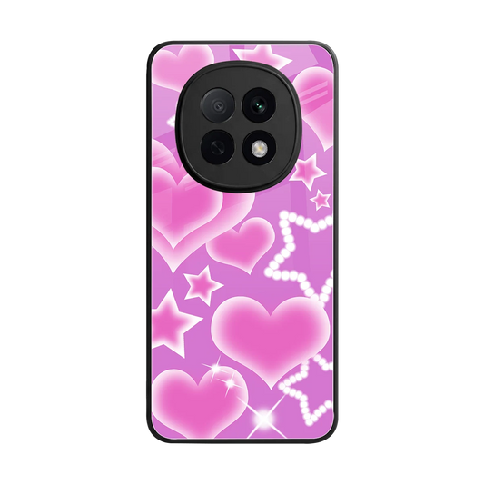 Pink Celestia back phone cover | glass case for oppo f29 pro 5g