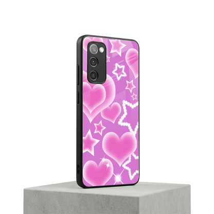 Pink Celestia samsung galaxy s20 fe mobile cover | shockproof glass phone case