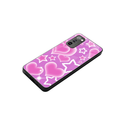 Pink Celestia stylish phone case for samsung galaxy s20 fe | glossy glass and slim fit
