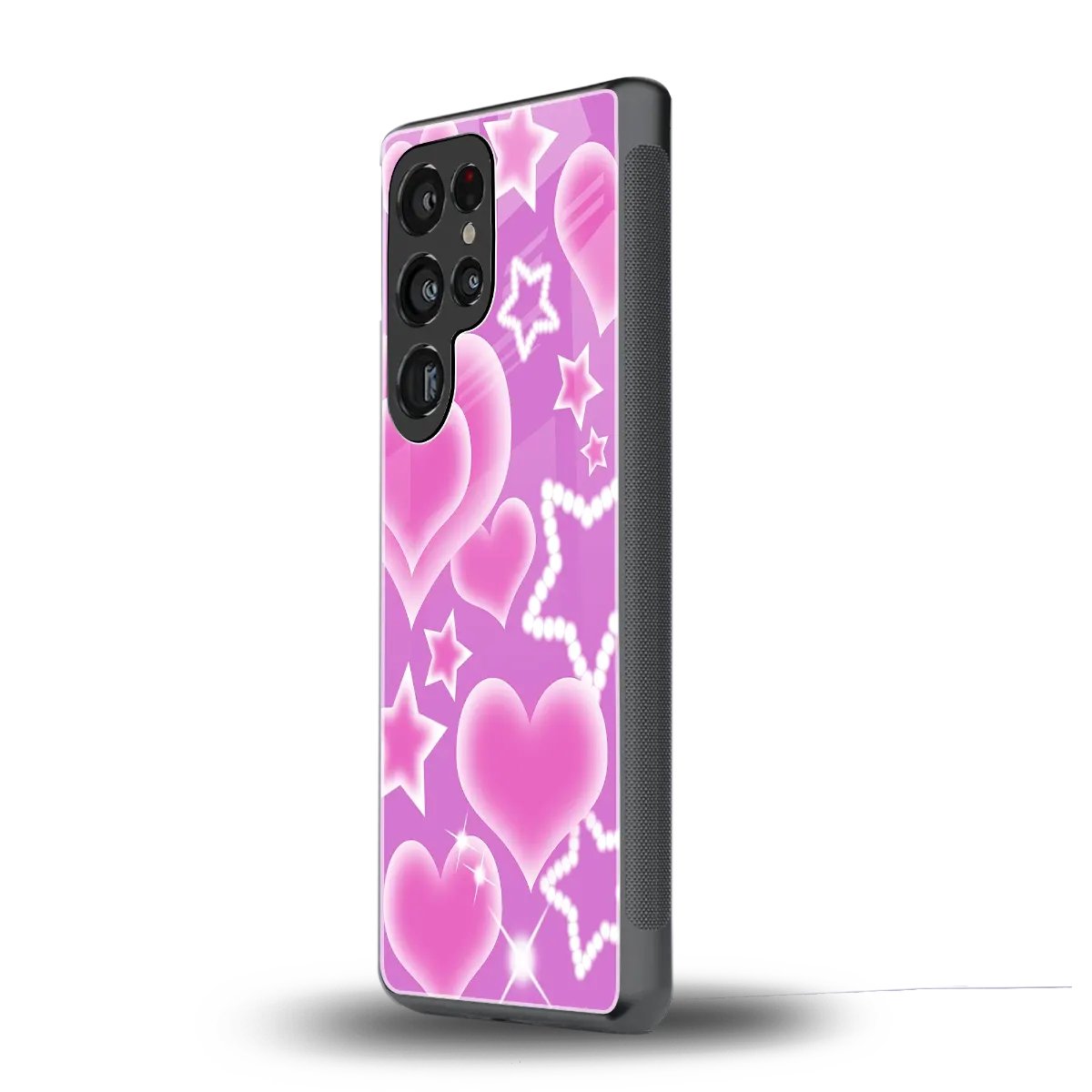 Pink Celestia samsung galaxy s26 ultra mobile cover | shockproof glass phone case