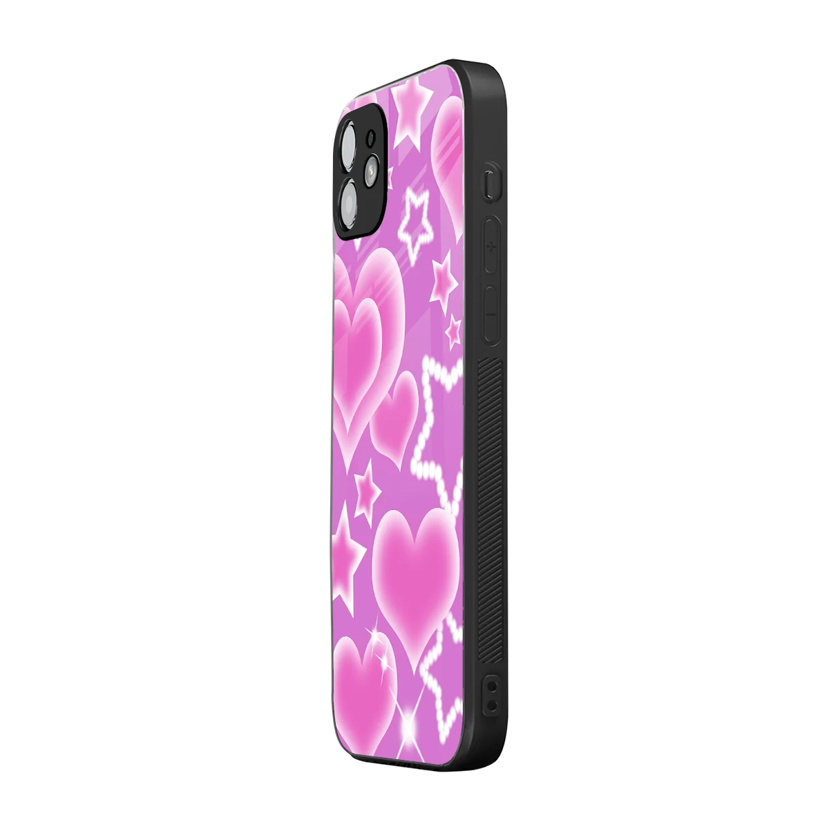 Pink Celestia iphone 12 mobile cover | shockproof glass phone case