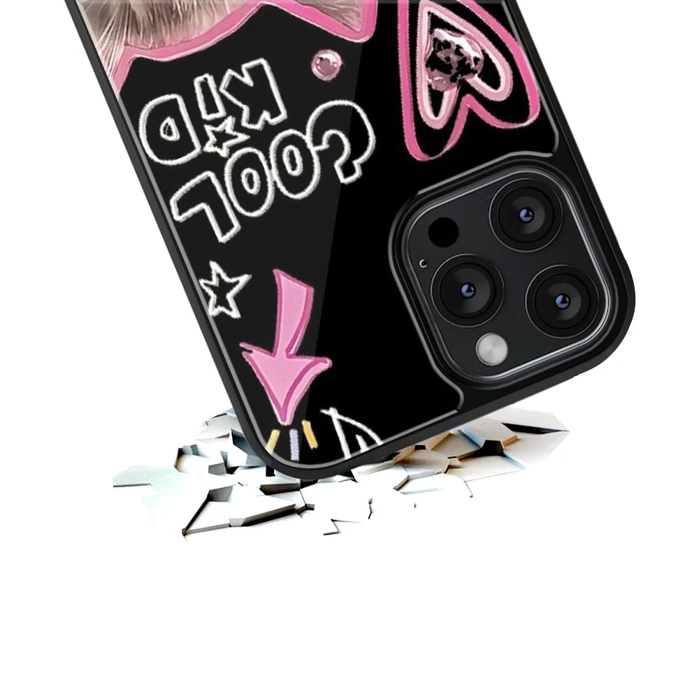 Durable Glass Back Mobile Case for iPhone, Samsung, OnePlus, Google Pixel, Redmi, Vivo, Oppo