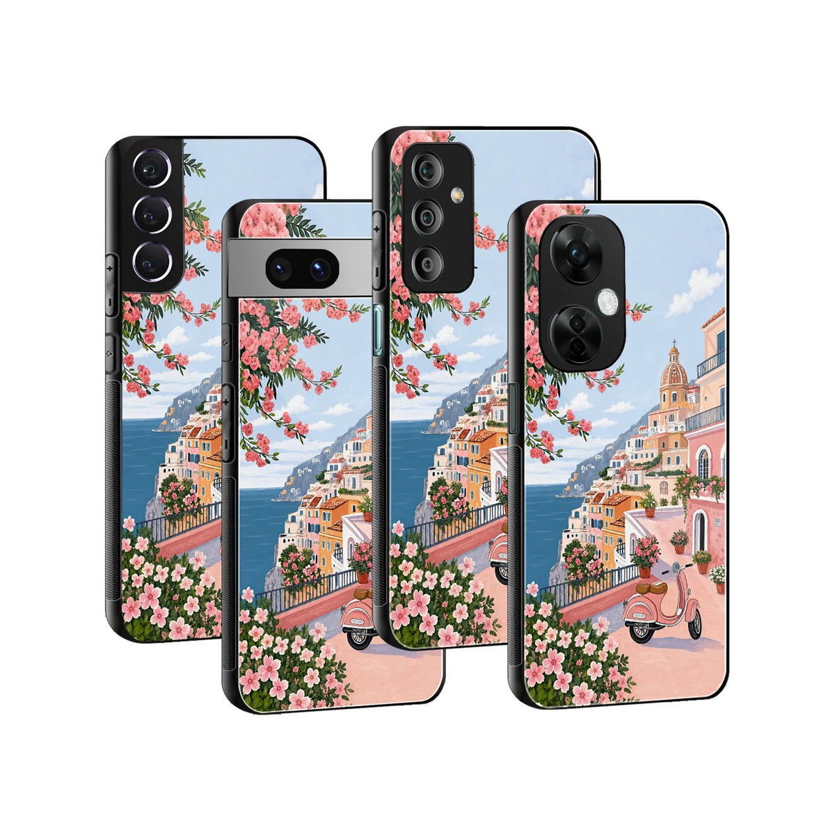 Stylish Glass Back Case for All Smartphones iPhone, Samsung, OnePlus, Pixel, Redmi, Oppo, Vivo, Motorola
