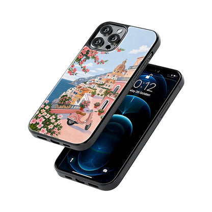 Protective Glass Back Phone Case Compatible with iPhone, Samsung, OnePlus, Pixel & More