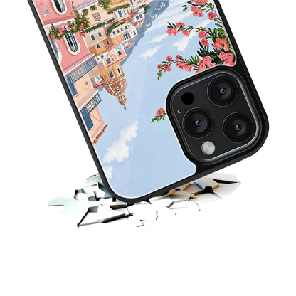 Durable Glass Back Mobile Case for iPhone, Samsung, OnePlus, Google Pixel, Redmi, Vivo, Oppo