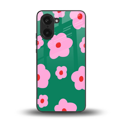 Pink Petal Parade back phone cover | glass case for oneplus nord ce5 5g