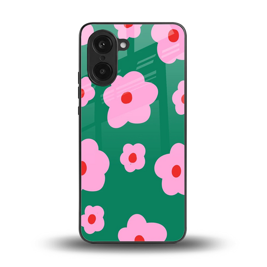 Pink Petal Parade back phone cover | glass case for oneplus nord ce5 5g