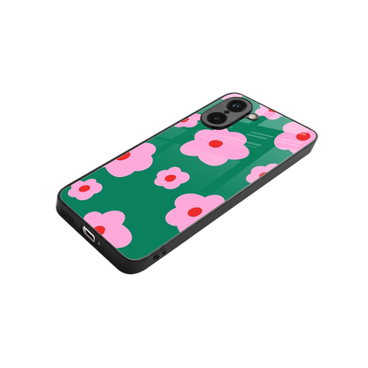 Pink Petal Parade stylish phone case for oneplus nord ce5 5g | glossy glass and slim fit