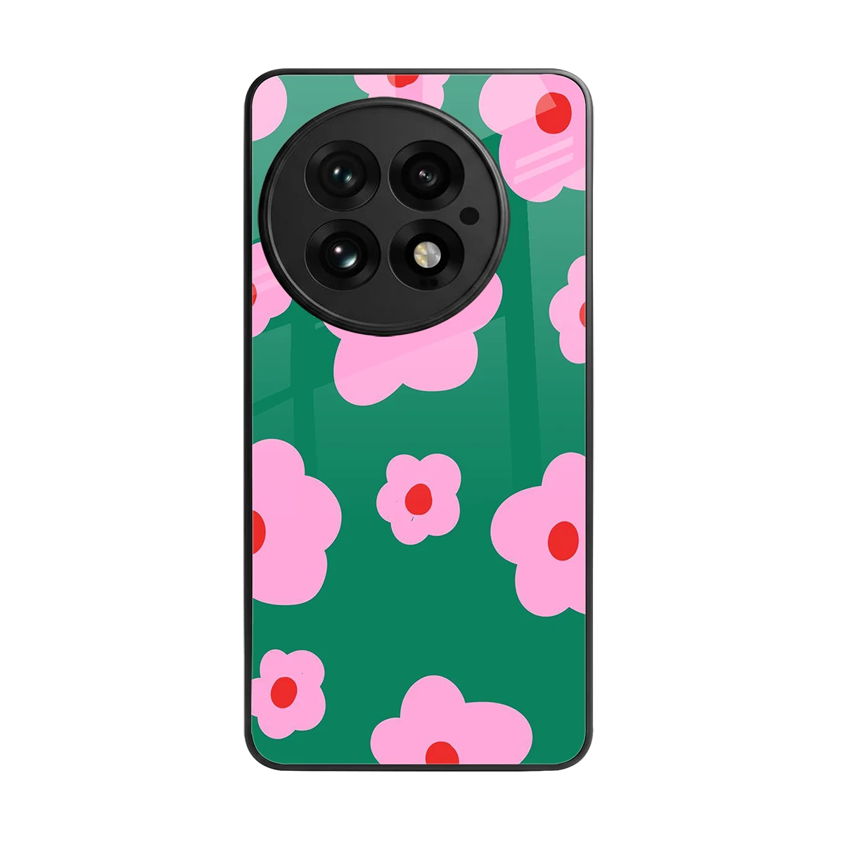 Pink Petal Parade back phone cover | glass case for oneplus 13