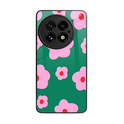Pink Petal Parade back phone cover | glass case for oneplus 13