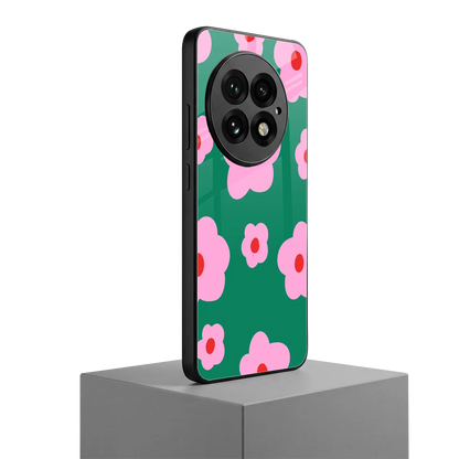 Pink Petal Parade oneplus 13 mobile cover | shockproof glass phone case