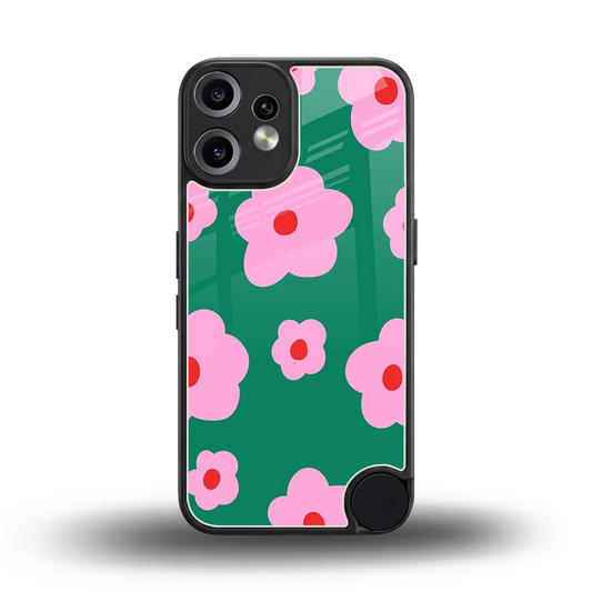 Pink Petal Parade back phone cover | glass case for cmf nothing phone 2 pro