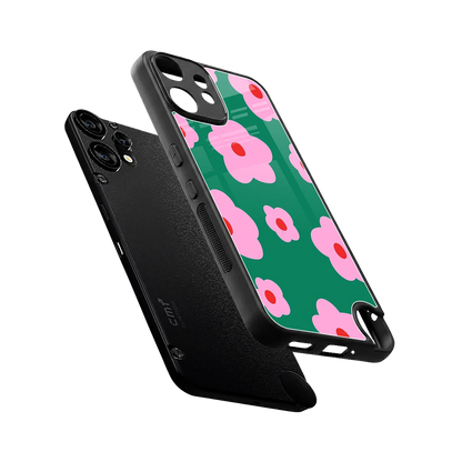 Pink Petal Parade sleek cmf nothing phone 2 pro cover with tempered glass back and TPU edges