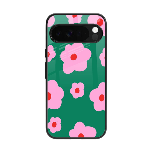 Pink Petal Parade back phone cover | glass case for google pixel 10 pro xl