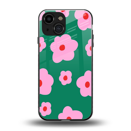 Pink Petal Parade back phone cover | glass case for iphone 13 mini