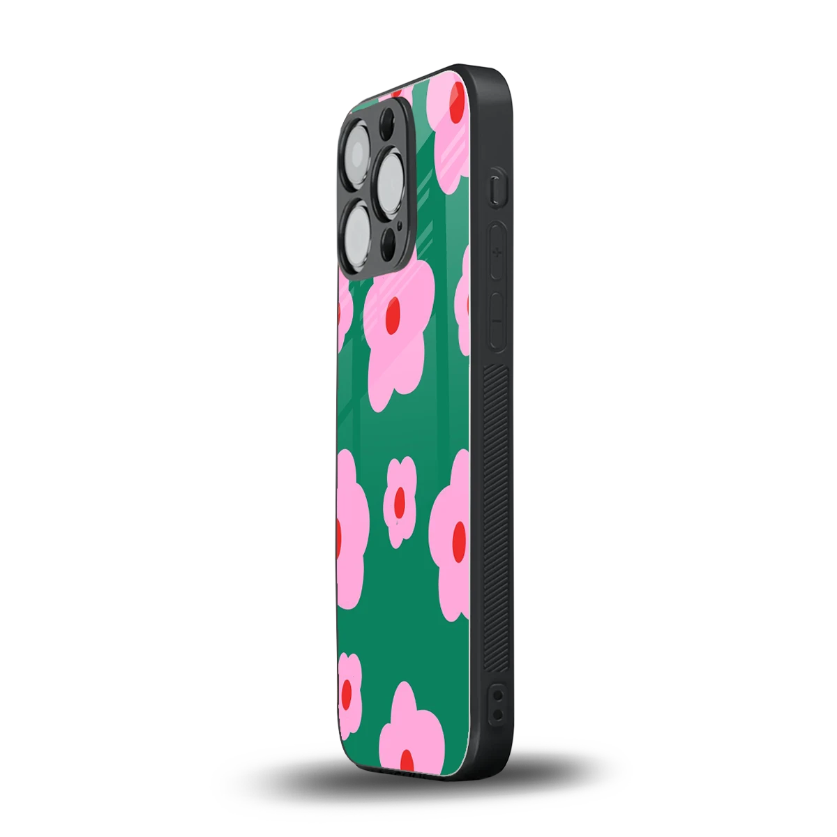 Pink Petal Parade iphone 13 pro mobile cover | shockproof glass phone case