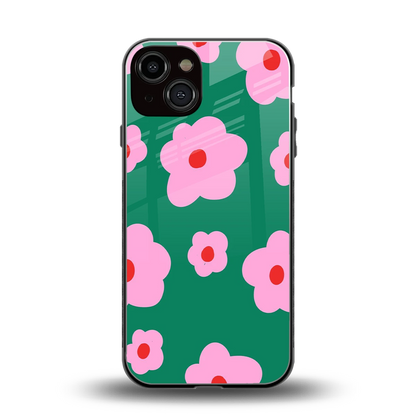 Pink Petal Parade back phone cover | glass case for iphone 14