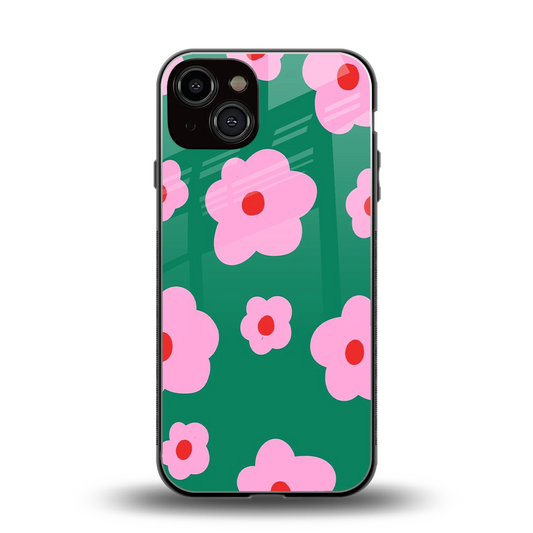 Pink Petal Parade back phone cover | glass case for iphone 14