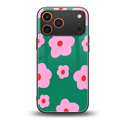 Pink Petal Parade back phone cover | glass case for iphone 17 pro