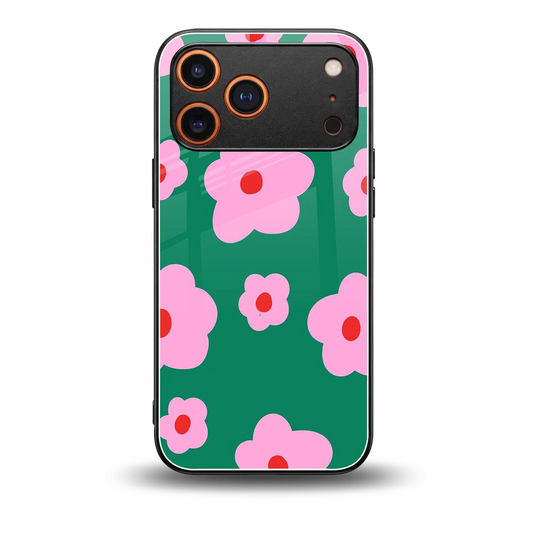 Pink Petal Parade back phone cover | glass case for iphone 17 pro max