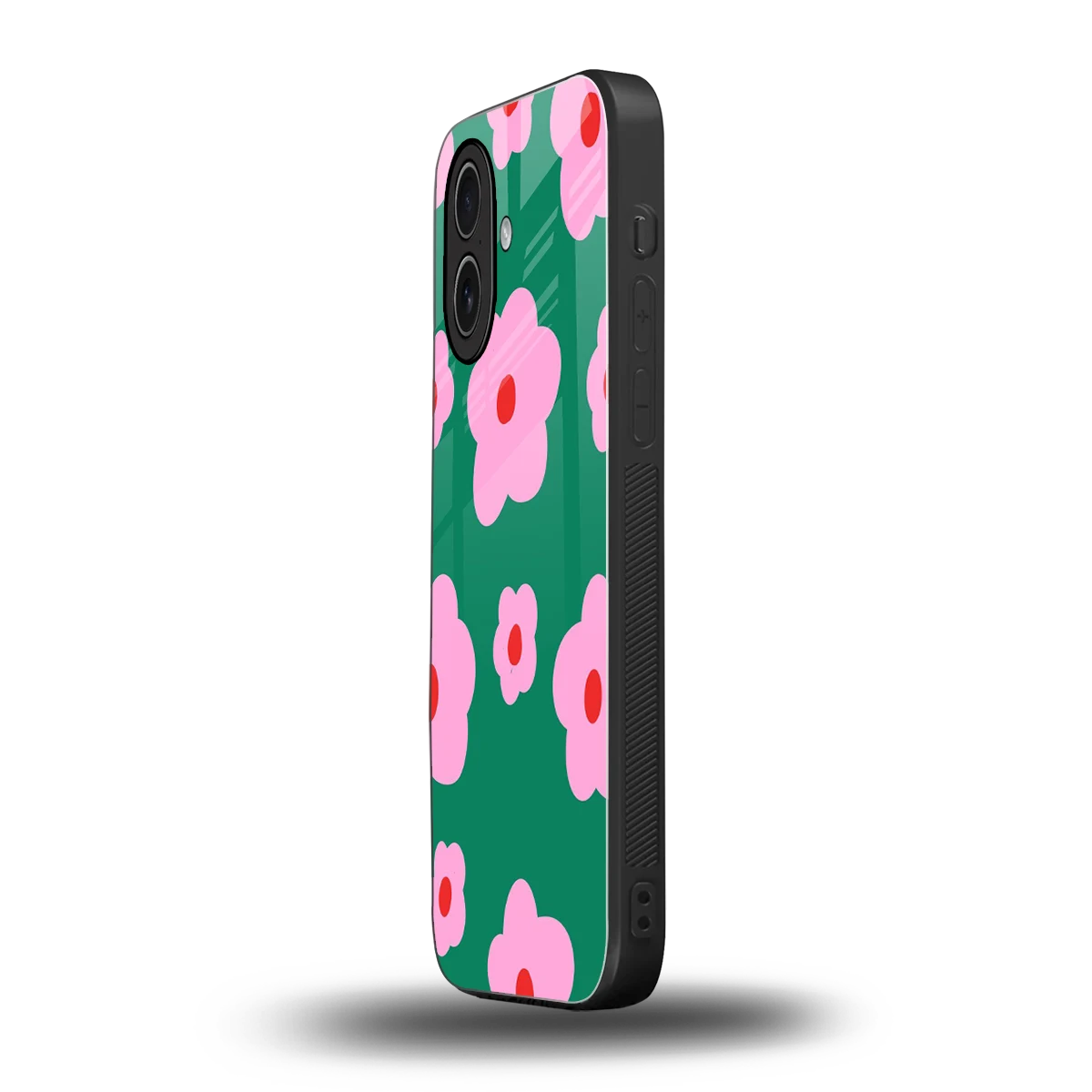 Pink Petal Parade iphone 17 mobile cover | shockproof glass phone case