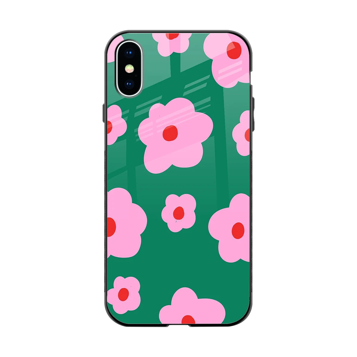 Pink Petal Parade back phone cover | glass case for iphone x