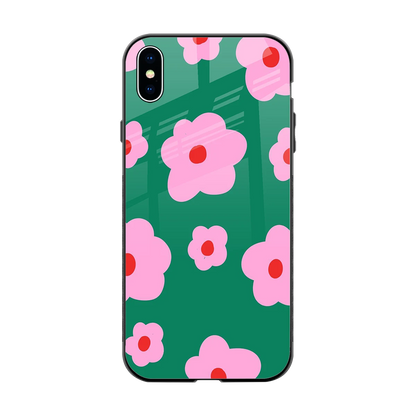 Pink Petal Parade back phone cover | glass case for iphone xs max