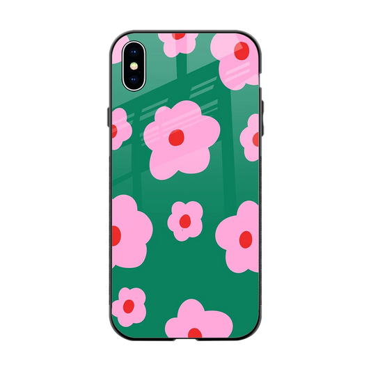 Pink Petal Parade back phone cover | glass case for iphone xs max