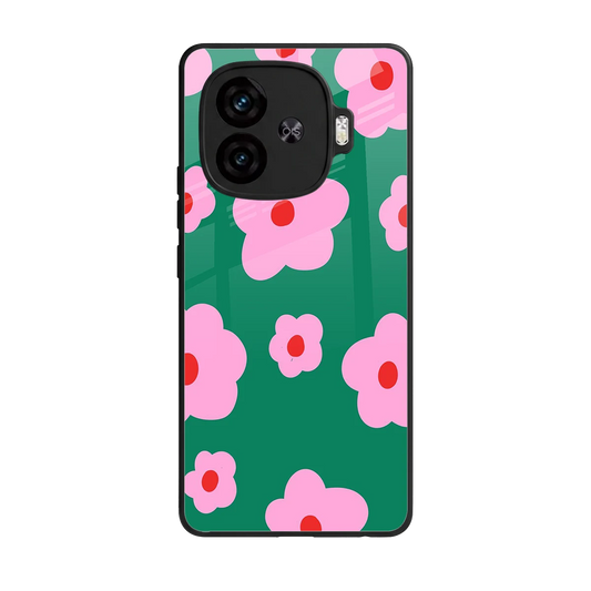 Pink Petal Parade back phone cover | glass case for iqoo neo 10r 5g