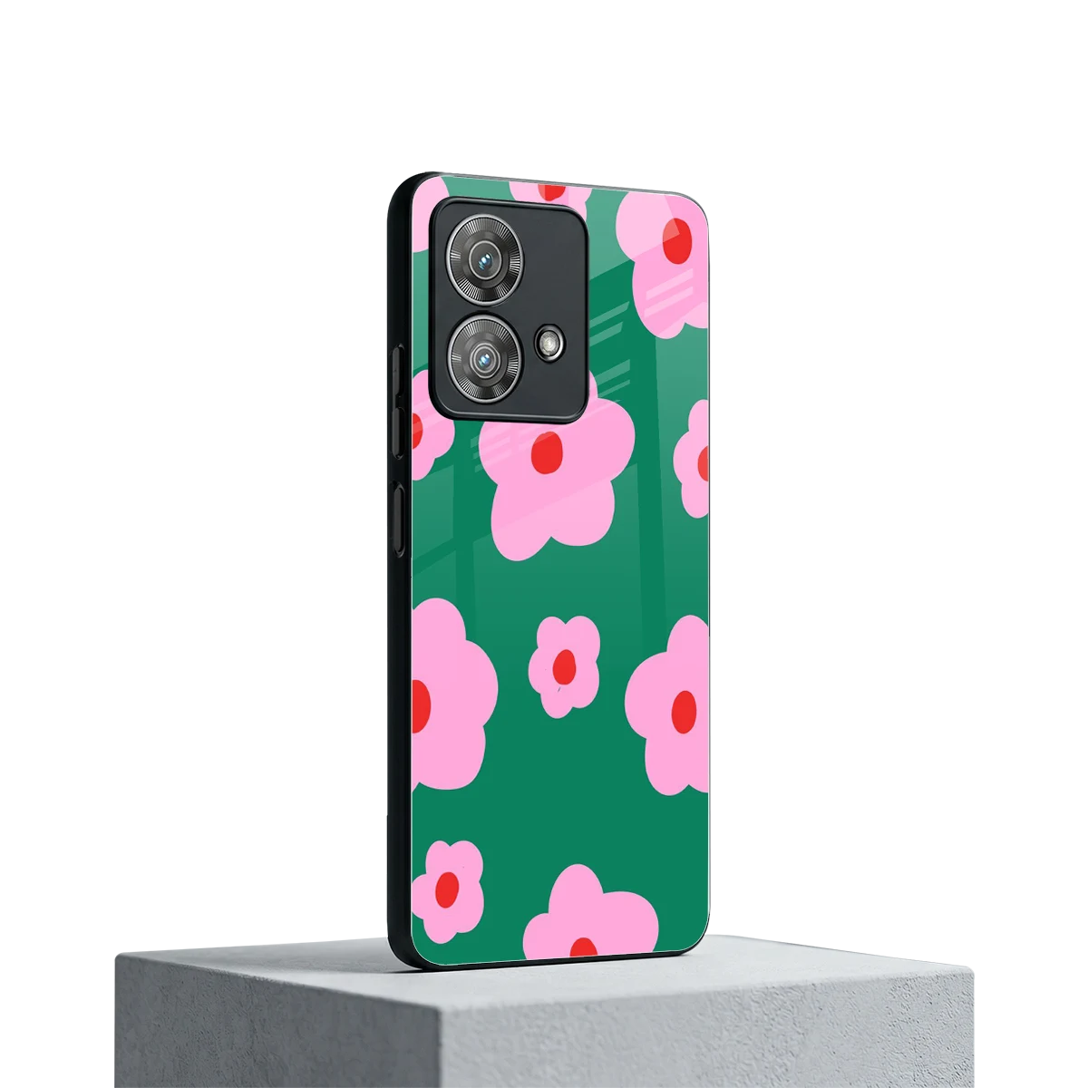 Pink Petal Parade motorola edge 40 neo 5g mobile cover | shockproof glass phone case