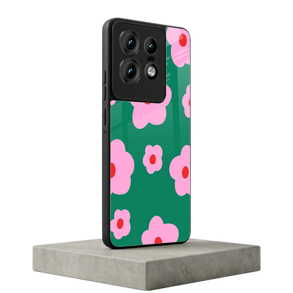 Pink Petal Parade motorola edge 50 pro mobile cover | shockproof glass phone case