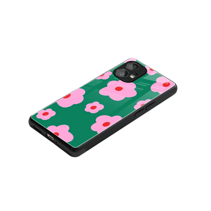 Pink Petal Parade stylish phone case for nothing phone 1 | glossy glass and slim fit