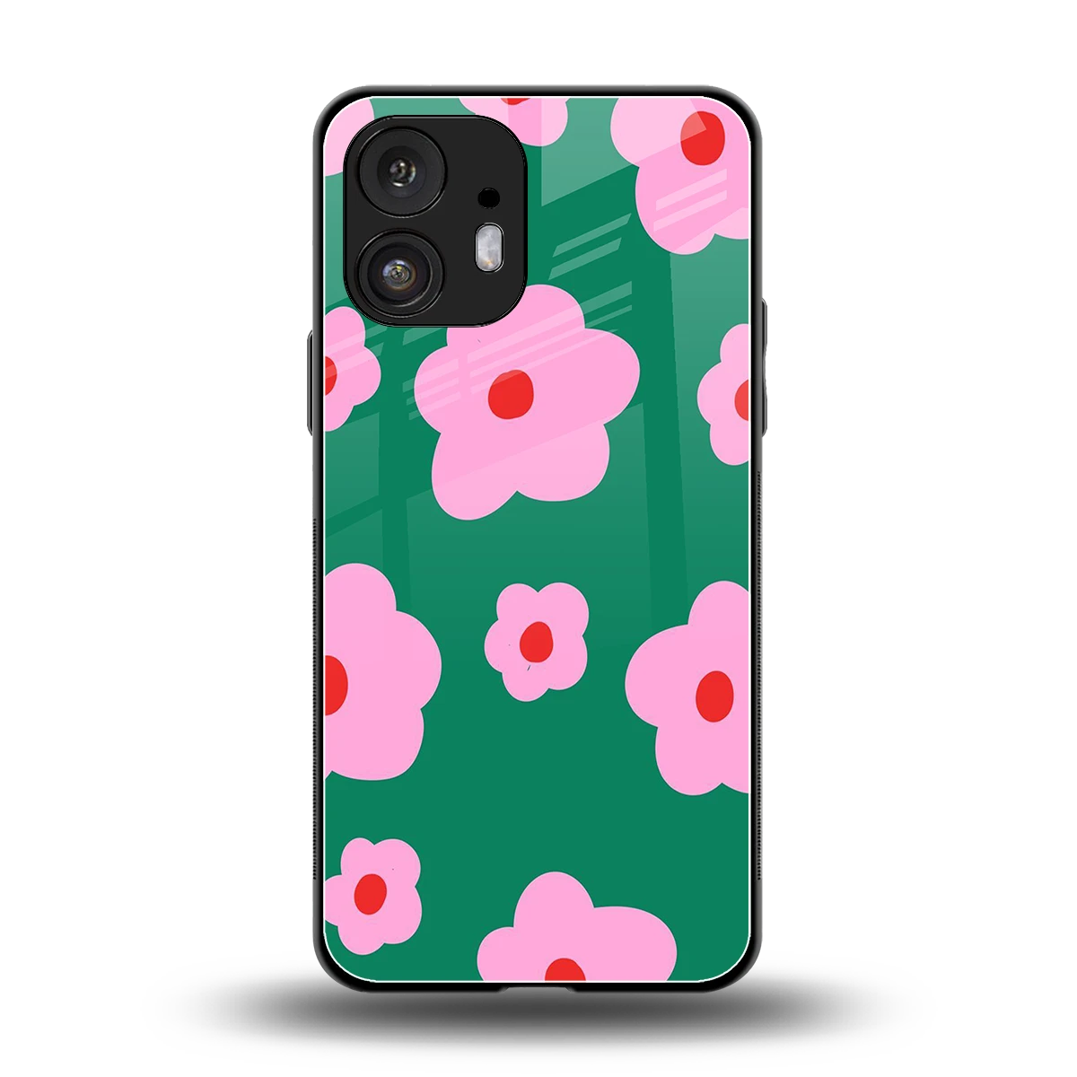 Pink Petal Parade back phone cover | glass case for nothing phone 2