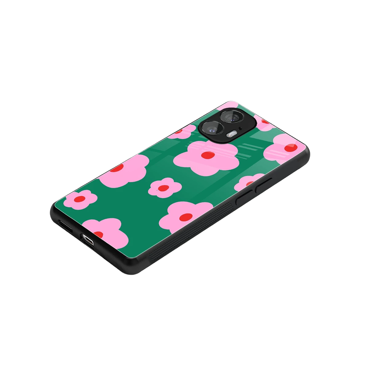 Pink Petal Parade stylish phone case for nothing phone 2 | glossy glass and slim fit