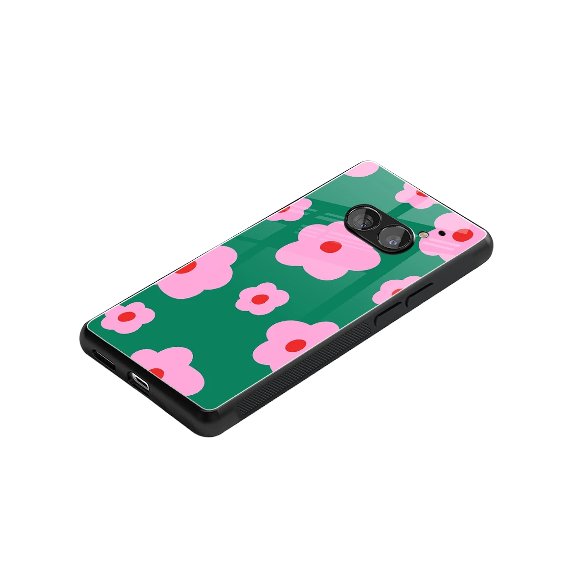 Pink Petal Parade stylish phone case for nothing phone 2a plus | glossy glass and slim fit