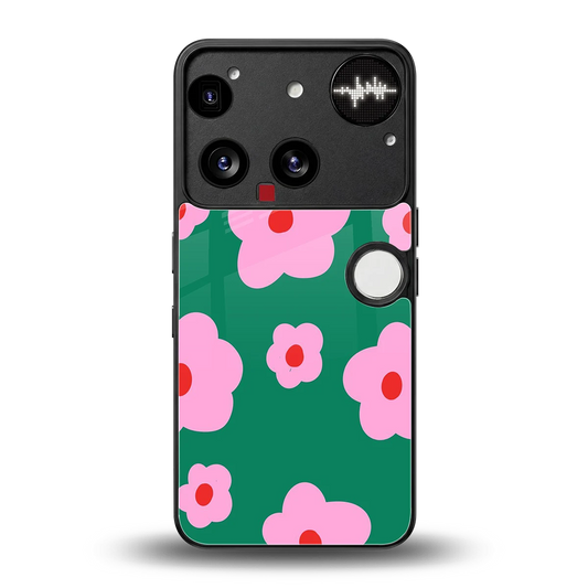 Pink Petal Parade back phone cover | glass case for nothing phone 3