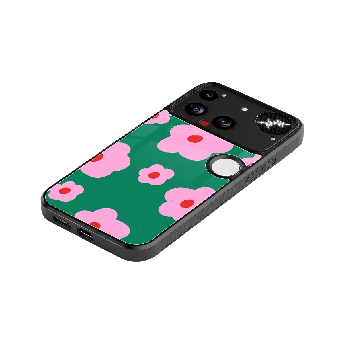 Pink Petal Parade stylish phone case for nothing phone 3 | glossy glass and slim fit