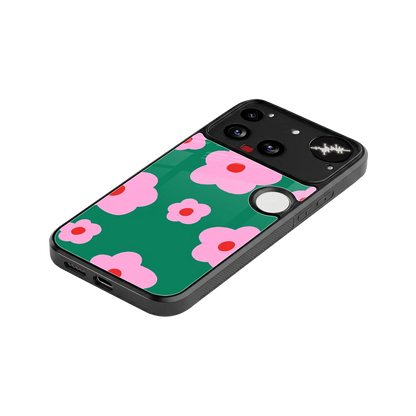 Pink Petal Parade stylish phone case for nothing phone 3 | glossy glass and slim fit