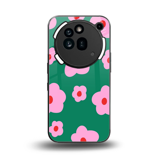 Pink Petal Parade back phone cover | glass case for nothing phone 3a pro