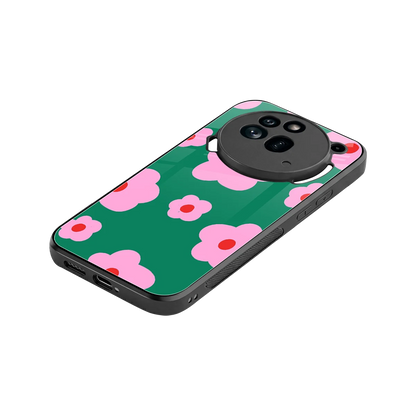 Pink Petal Parade stylish phone case for nothing phone 3a pro | glossy glass and slim fit