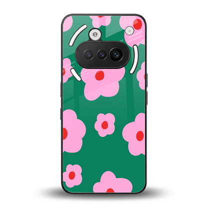 Pink Petal Parade back phone cover | glass case for nothing phone 3a