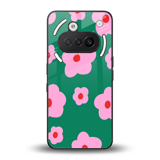 Pink Petal Parade back phone cover | glass case for nothing phone 3a
