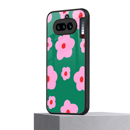 Pink Petal Parade nothing phone 4a mobile cover | shockproof glass phone case