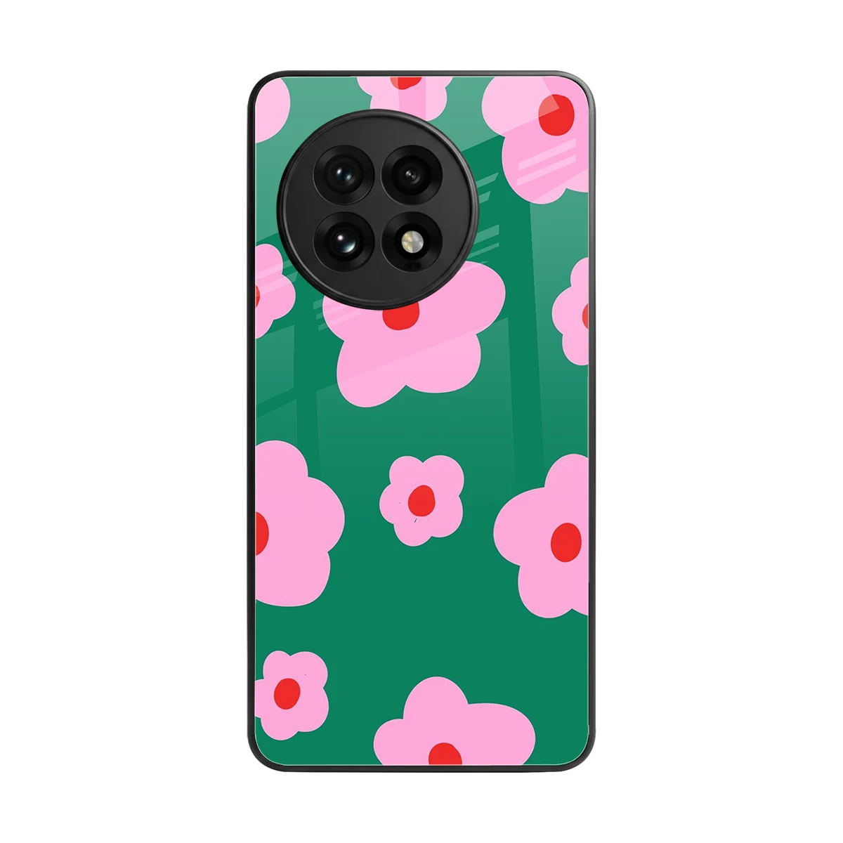 Pink Petal Parade back phone cover | glass case for oneplus 13r