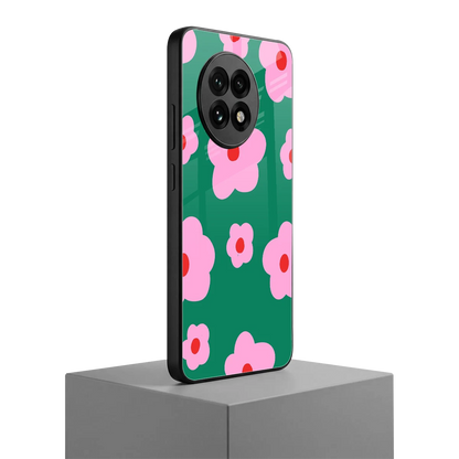 Pink Petal Parade oneplus 13r mobile cover | shockproof glass phone case
