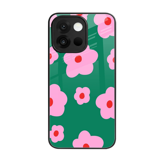 Pink Petal Parade back phone cover | glass case for oneplus 13s