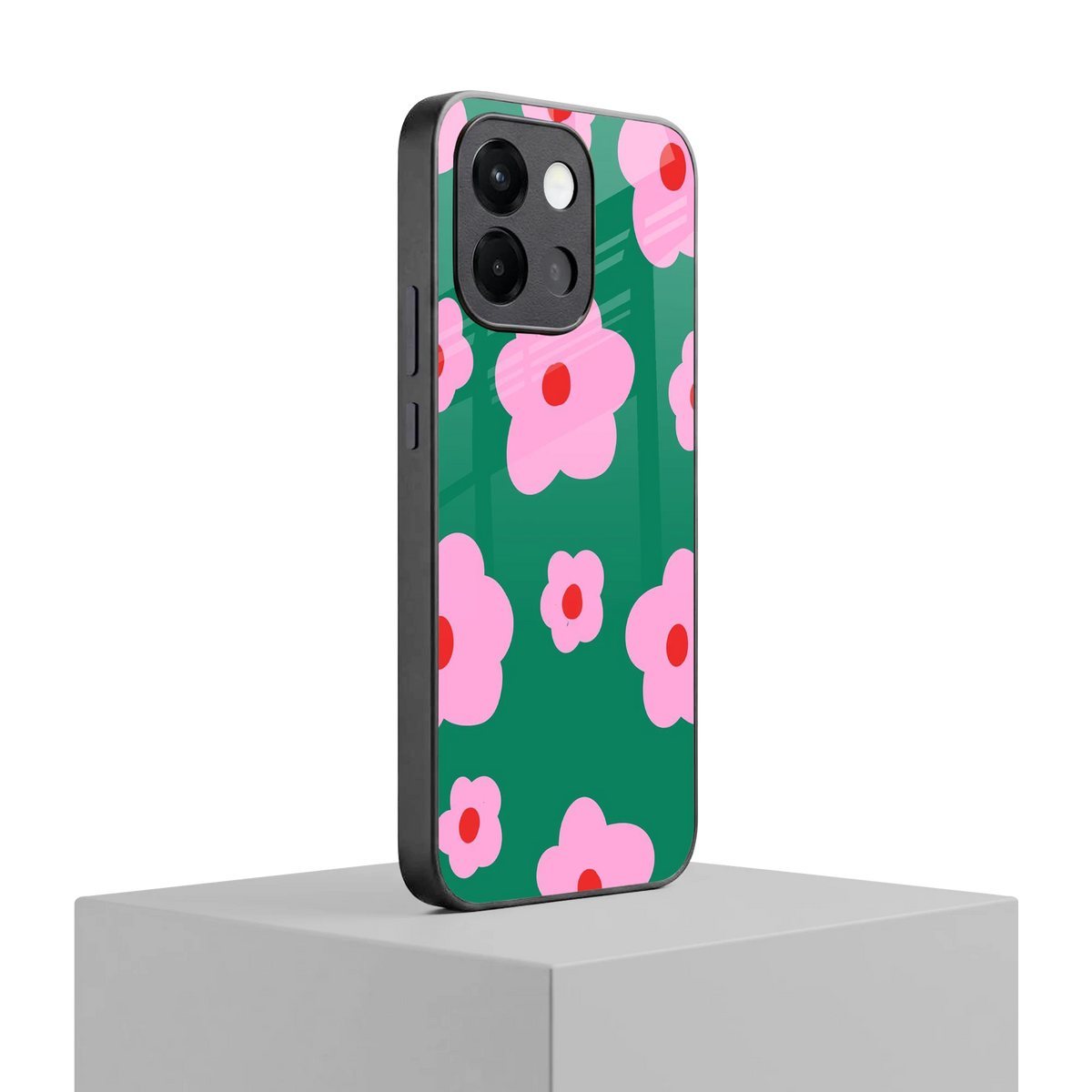 Pink Petal Parade oneplus 13s mobile cover | shockproof glass phone case