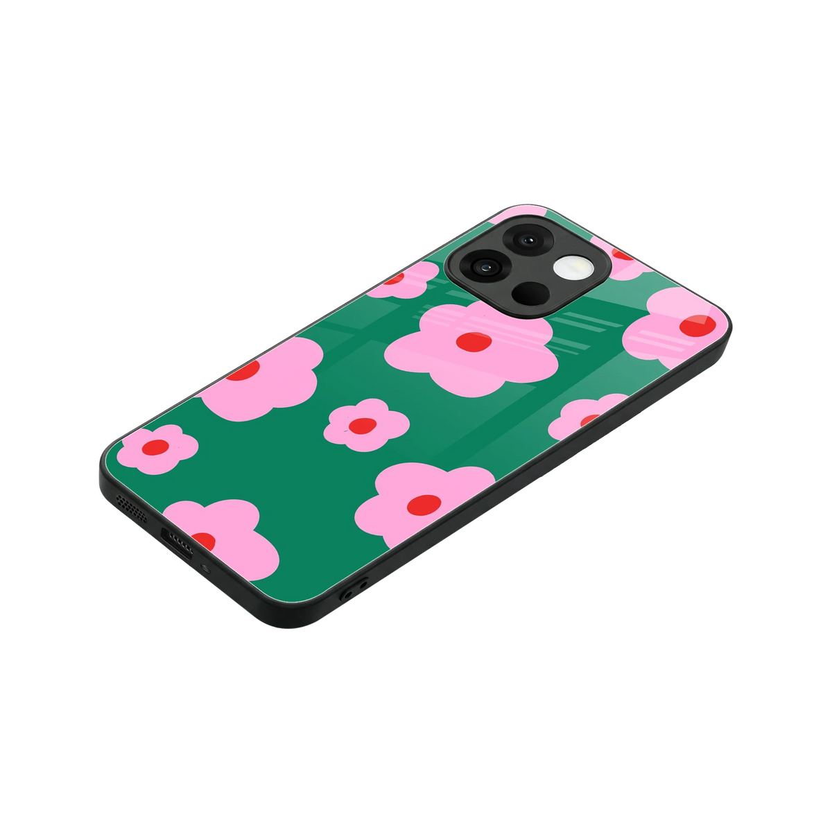 Pink Petal Parade stylish phone case for oneplus 13s | glossy glass and slim fit